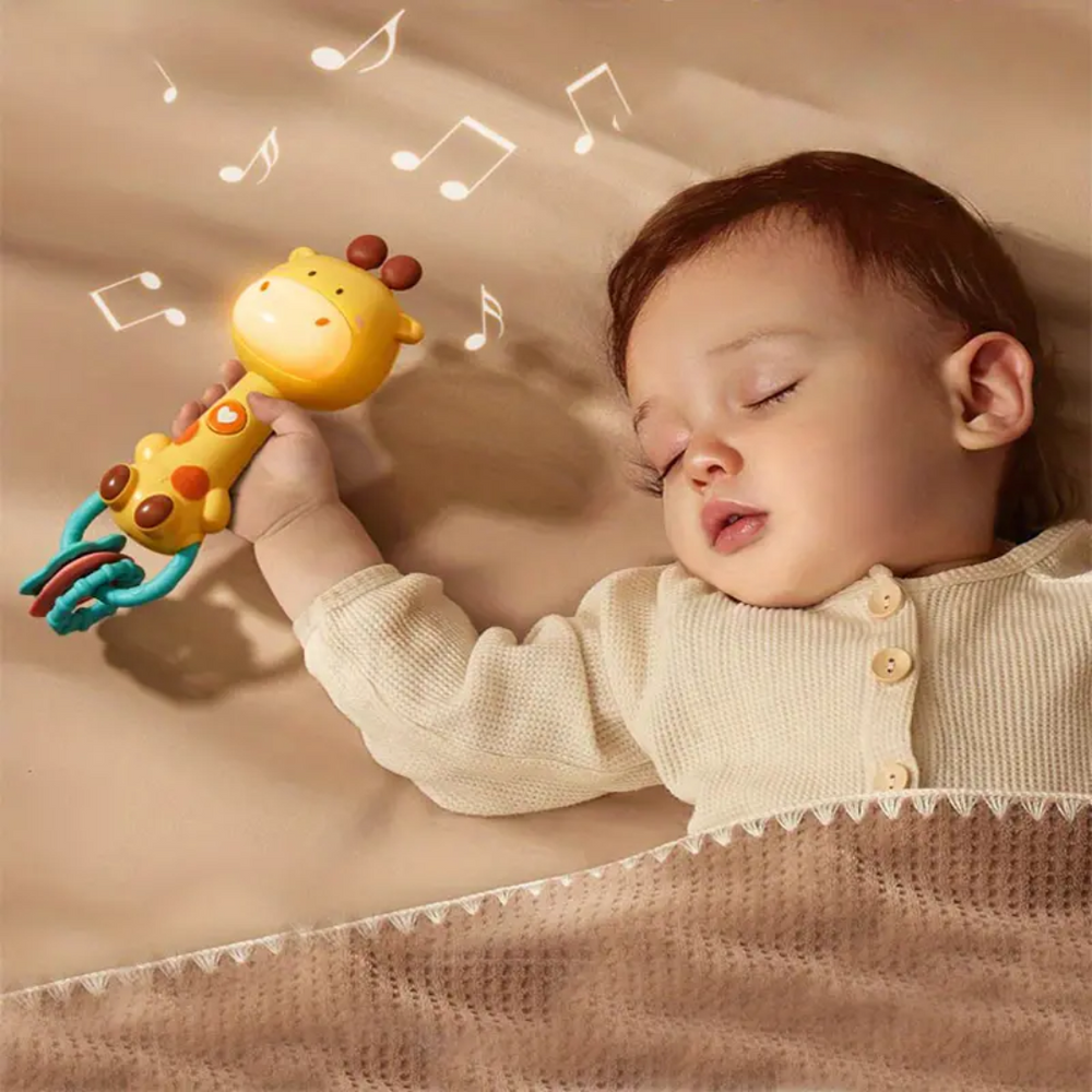 Sensorix Baby Skallra – Säker & Pedagogisk Leksak för Sinnesutveckling