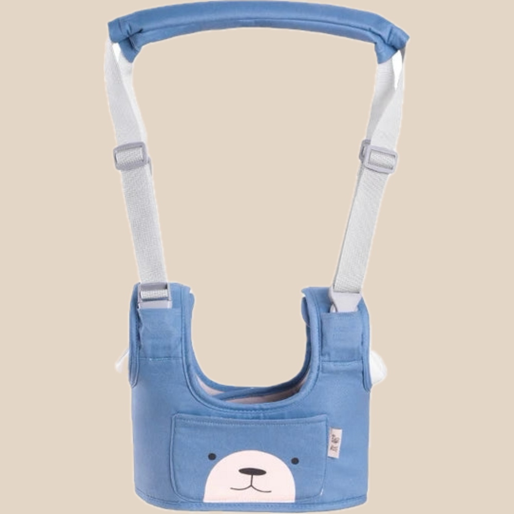 Ergonomiskt Gångstöd – Praia Unisex, Blå/Rosa, Bomull, 9+ månader