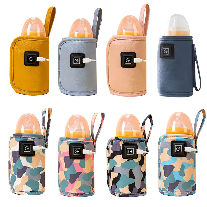 Bärbar Babyflaskvärmare – Värm Mjölk På Språng på Minuter | USB & Type-C Anslutning