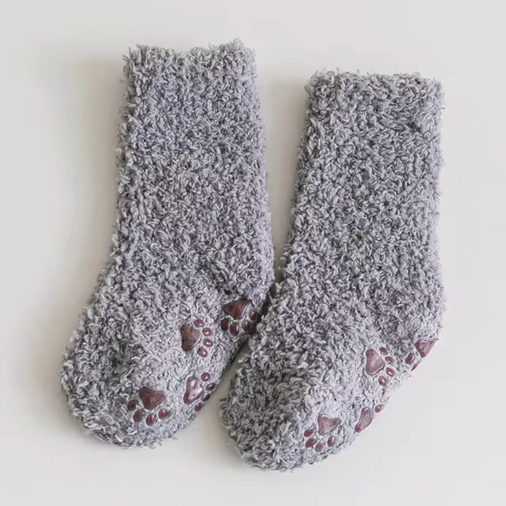 Varma Babysockor Fleece | CozySteps Sockor för Bebisar | Mjuka Vintersockor Barn
