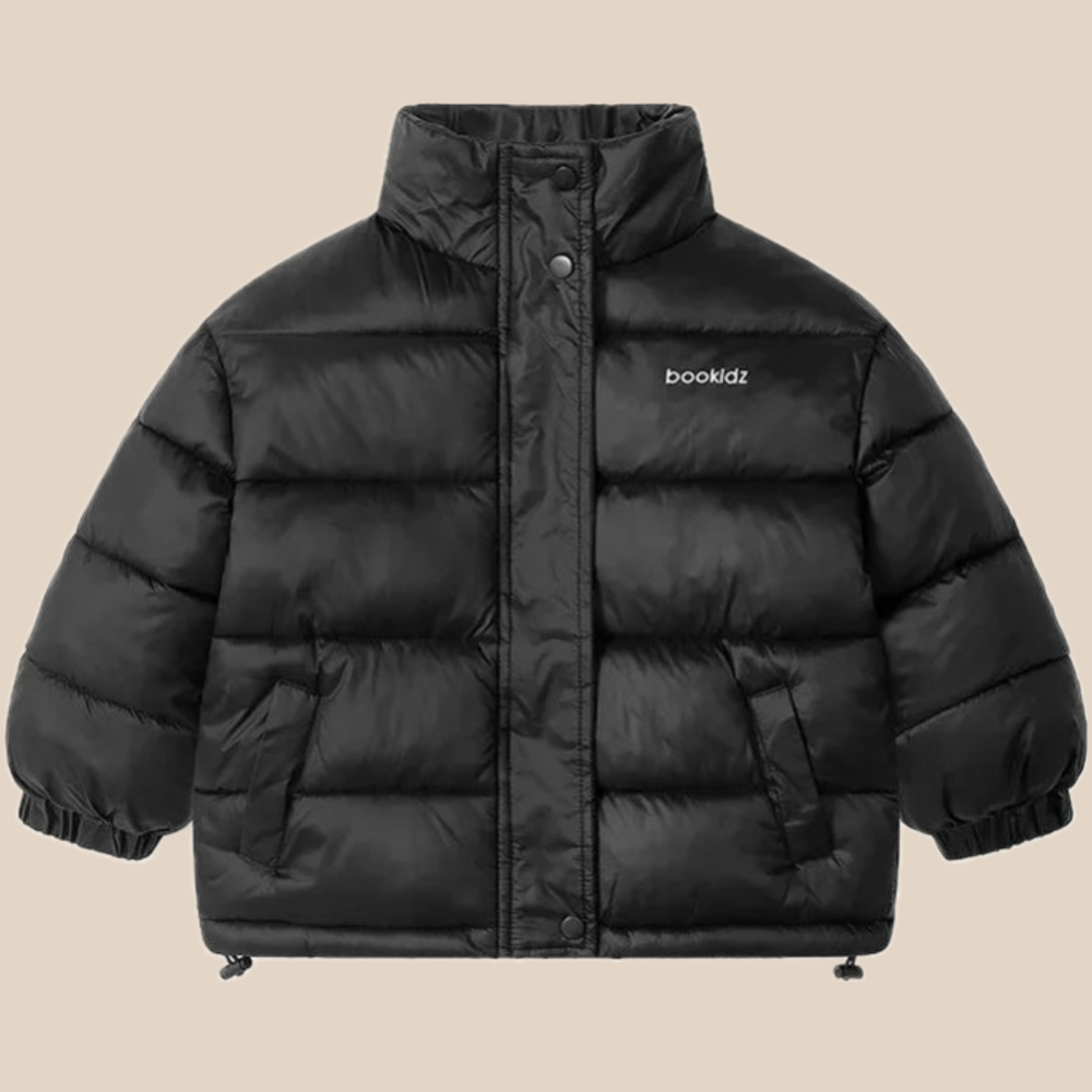 Dunjacka – Dhak Unisex, Svart/Beige, Polyester, Storlek 2–9 år
