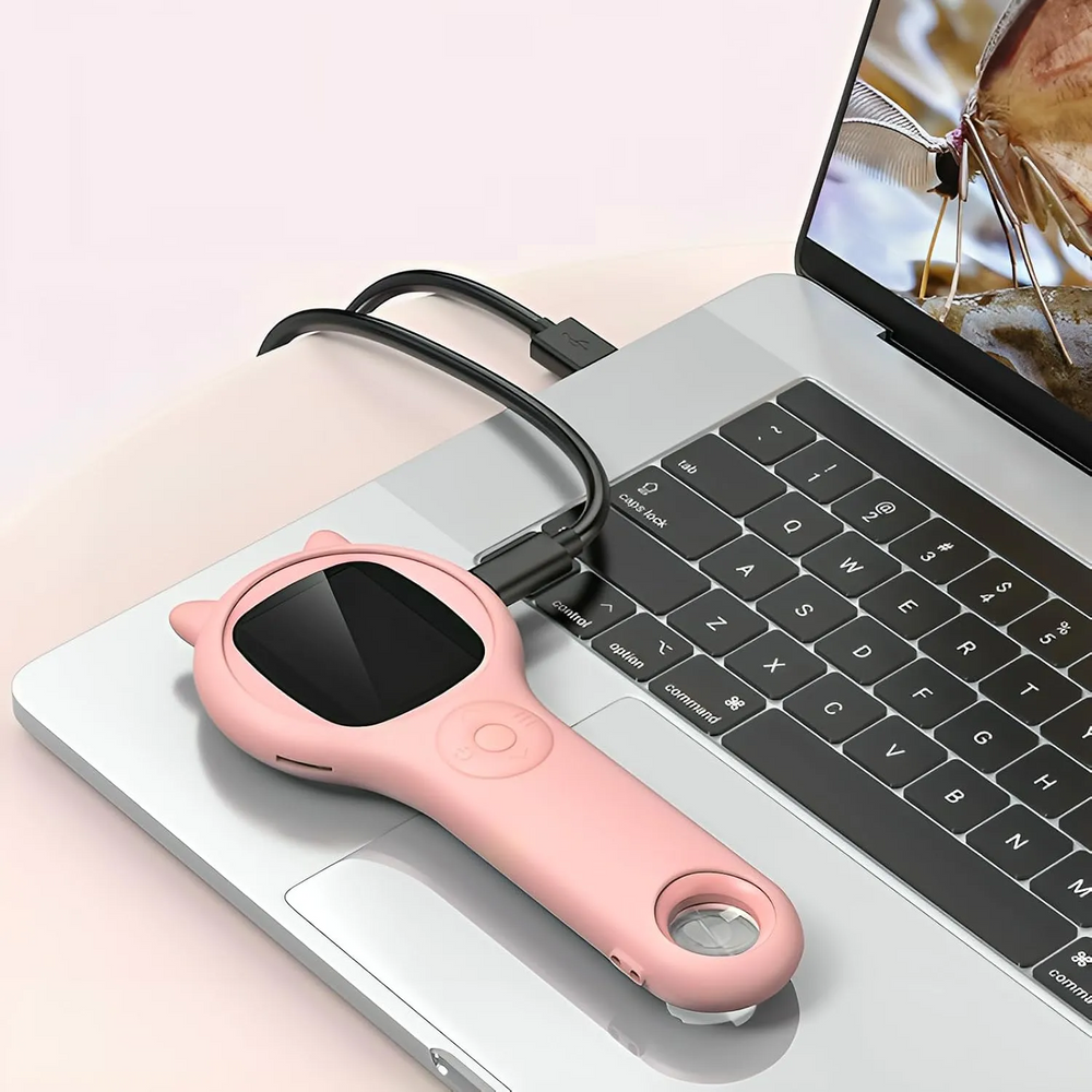 Digital Barnmikroskop 250x Zoom – HD Vetenskapsleksak för Upptäckare
