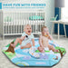 Babygym & lekmatta för baby – 8-i-1 aktivitetsmatta med leksaker (0+ månader)
