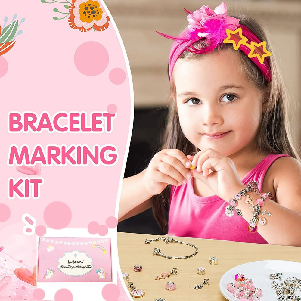 DIY Armband Kreationsset för Barn – Pärlor & Berlockkit