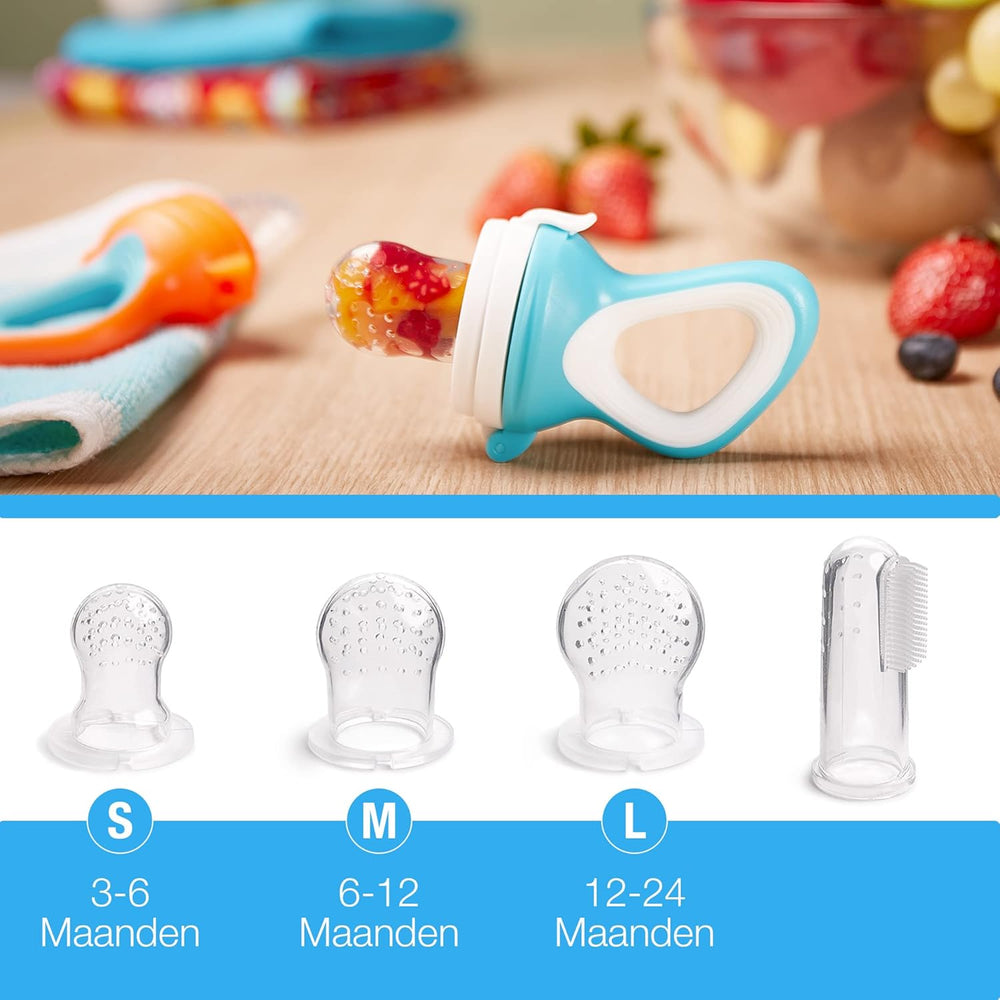 Säker Napp för Matprovning för Bebisar 1+1 Gratis – FruityBite från LiloBébé | Perfekt vid Första Smaker & Tandsprickning