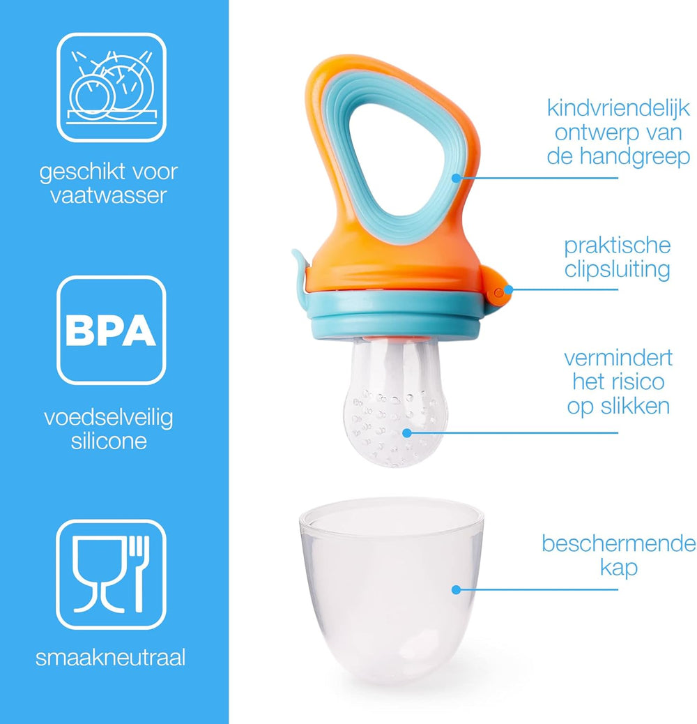 Säker Napp för Matprovning för Bebisar 1+1 Gratis – FruityBite från LiloBébé | Perfekt vid Första Smaker & Tandsprickning