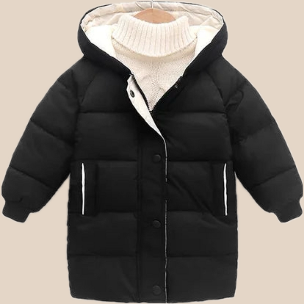 Parka Jacka – Tuni Unisex, Svart/Rosa/Blå/Vit, Polyester, Storlek 0–9 år