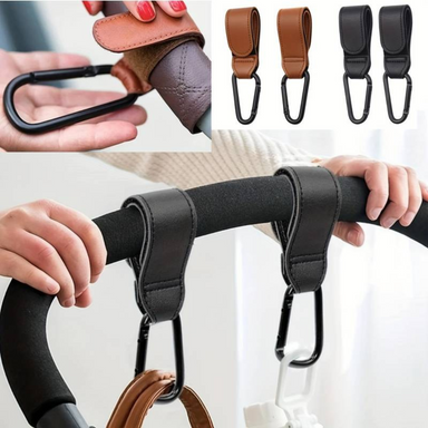 EasyCarry Barnvagnskrokar Set – Hållbara och Multifunktionella för en Organiserad Promenad