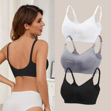 Amnings-BH set i 3-pack, mjukt och andningsbart