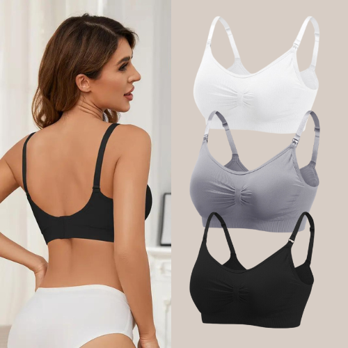 Amnings-BH set i 3-pack, mjukt och andningsbart