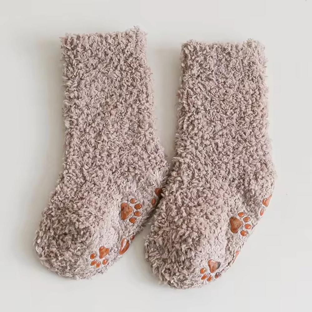 Varma Babysockor Fleece | CozySteps Sockor för Bebisar | Mjuka Vintersockor Barn