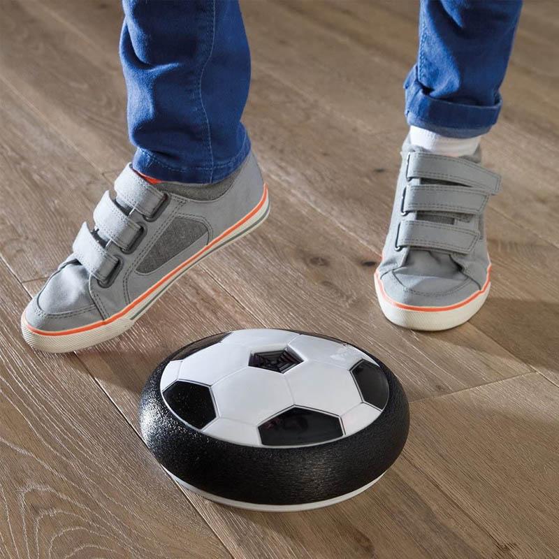 Flytande LED-Fotboll för Inomhusbruk – Säker Lek för Barn | GlowHover 18 cm