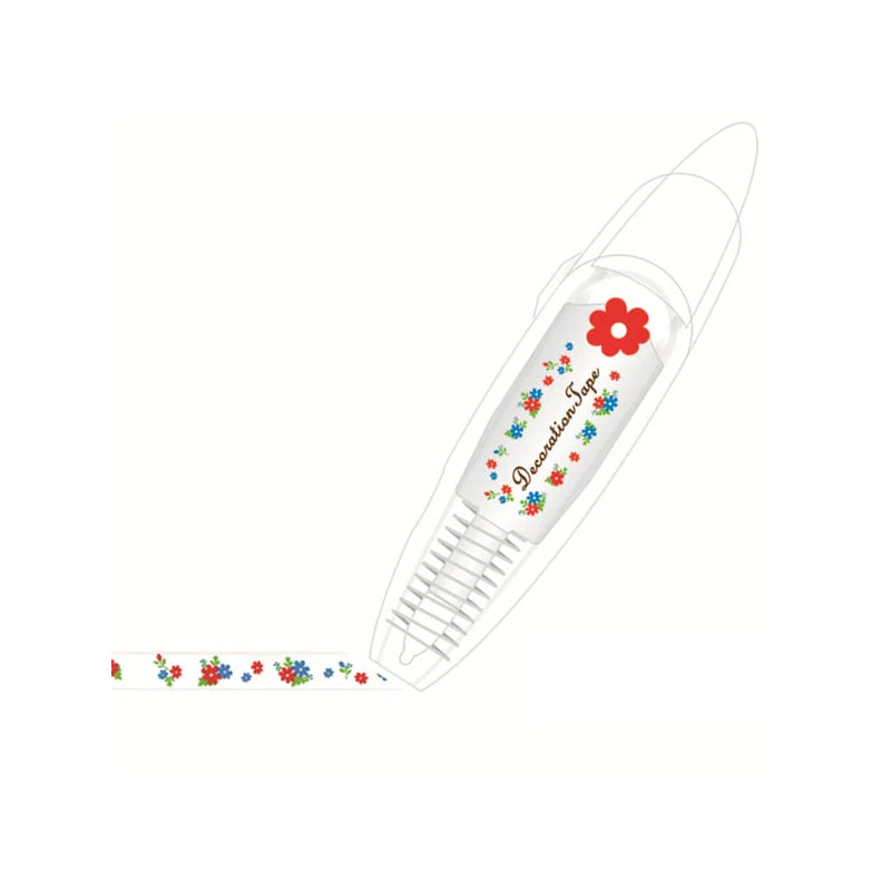 Dekorativ Penna med Cartoon-tejp – Perfekt för Bullet Journals, Planerare & Pyssel