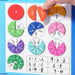 Montessori Magnetiskt Bråkpusselbok för Barn – Lär Dig Matematik Lekfullt och Interaktivt!