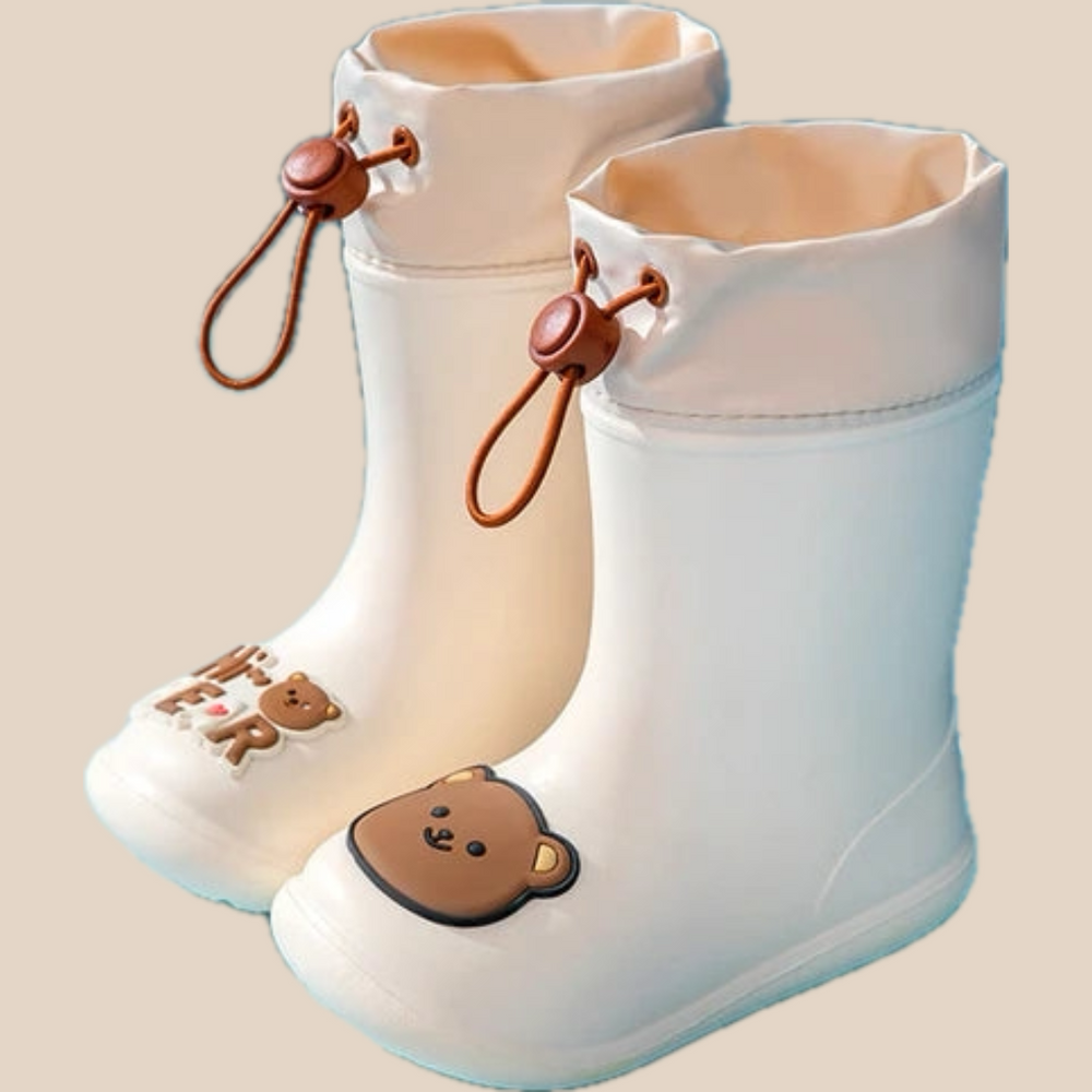 Gummistövlar med tecknade figurer – Unisex, Gummi, Storlek 14–17