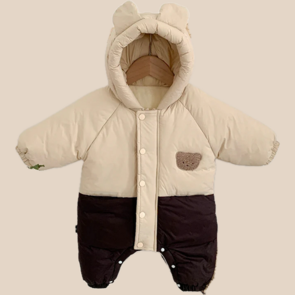 Jumpsuit/Overall – Björn Baby, Beige, Polyester, Storlek 0–2 år