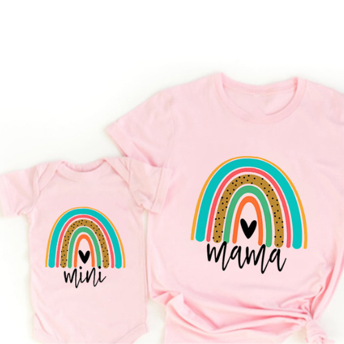 Mamma & Dotter Matchande Set – Tröja & Sparkdräkt