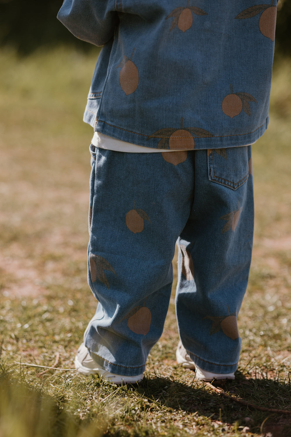 Citronjeans 0–8 år – Mjuk stretchdenim med resårmidja | Unisex barnbyxa