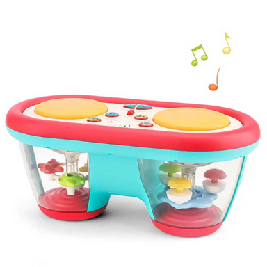 Musikalisk babydrumma med ljus & ljud – Stimulerar motorik & sinnen – Från 6 månader