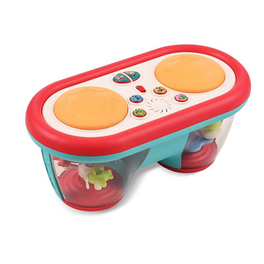 Musikalisk babydrumma med ljus & ljud – Stimulerar motorik & sinnen – Från 6 månader