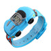 Auto Klocka – Pojkar, Röd/Blå/Gul/Svart, Silikonarmband, 21 cm