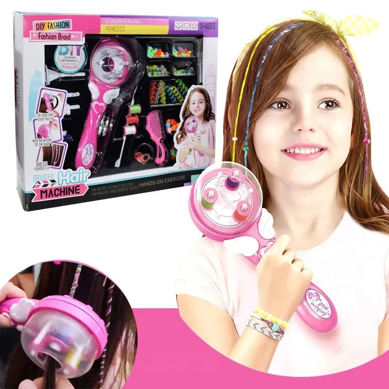 LittleStylist Hårstyling Set – Automatisk Fläta & Kreativa Håraccessoarer för Barn (6+) | Perfekt för Hemma Styling