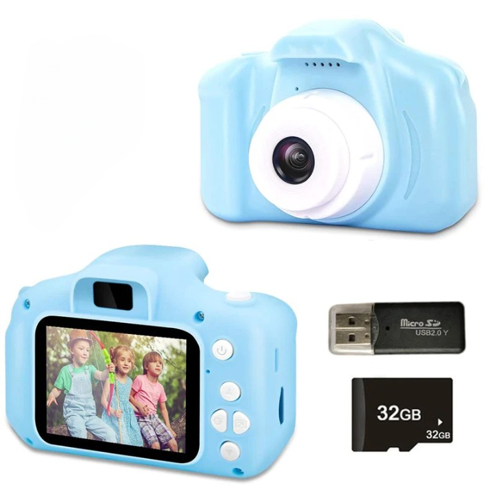 Barnkamera med foto & video – HD-kamera för barn (3+)