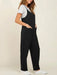 Gravidjumpsuit med stora fickor – ledig passform, stretchig bomullsmix | mammakläder
