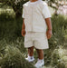 Ärmlöst Baby Denim Set – Sommar Koordinerat Set för Småbarn (0–4 år) | Mjukt & Andningsbart Bomull