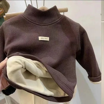 Polotröja – Tori Unisex, Grå/Brun/Vit/Svart, Bomull, Storlek 0–7 år