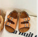 Off-White Barnflipflops – Storlek 22-30 | Bekväma & Lättviktiga | Stabil Sula & Halkfri