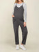 Gravidjumpsuit med stora fickor – ledig passform, stretchig bomullsmix | mammakläder