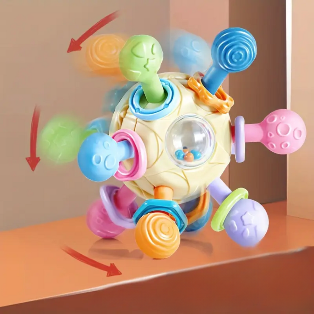 Sensiball Babyboll – Säker och Färgglad Leksak för Babys Motoriska Utveckling
