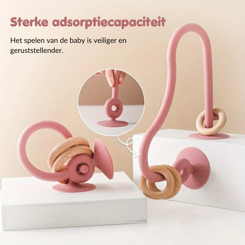 Stacky Fun Silikon Ring Stapelspel – Pedagogiskt Leksak för Spädbarn och Småbarn