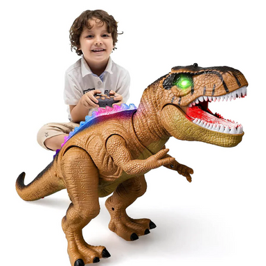 Radiostyrd dinosaurieleksak – Radiostyrd dinosaurie med ljus och ljud