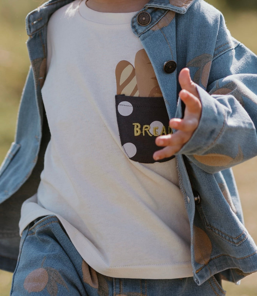 Barn-T-shirt Stångbröd – Mjuk bomull & bekväm | Storlek 0–8 år