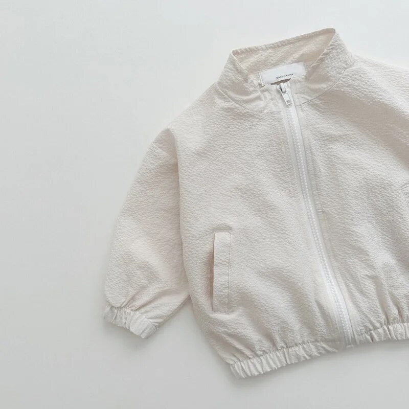 Trendig Bomber-outfit för Barn – Baby, Småbarn, Förskolebarn, Svart/Vit, Bomull, Storlek 0–5 År