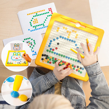 CreativBoard Magnetiskt Ritbord för Barn – Pedagogisk Leksak för Kreativitet och Färdigheter, 4–6 År