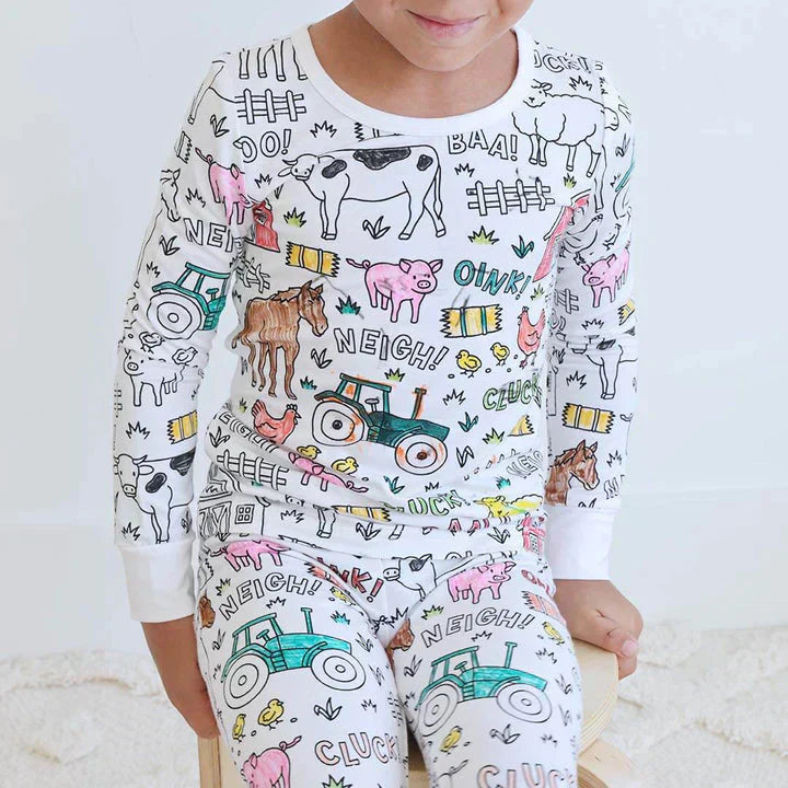 Kreativ Pyjamas Färgsättningsset för Barn – Designa och Personalisera Din Egen Sovoutfit!
