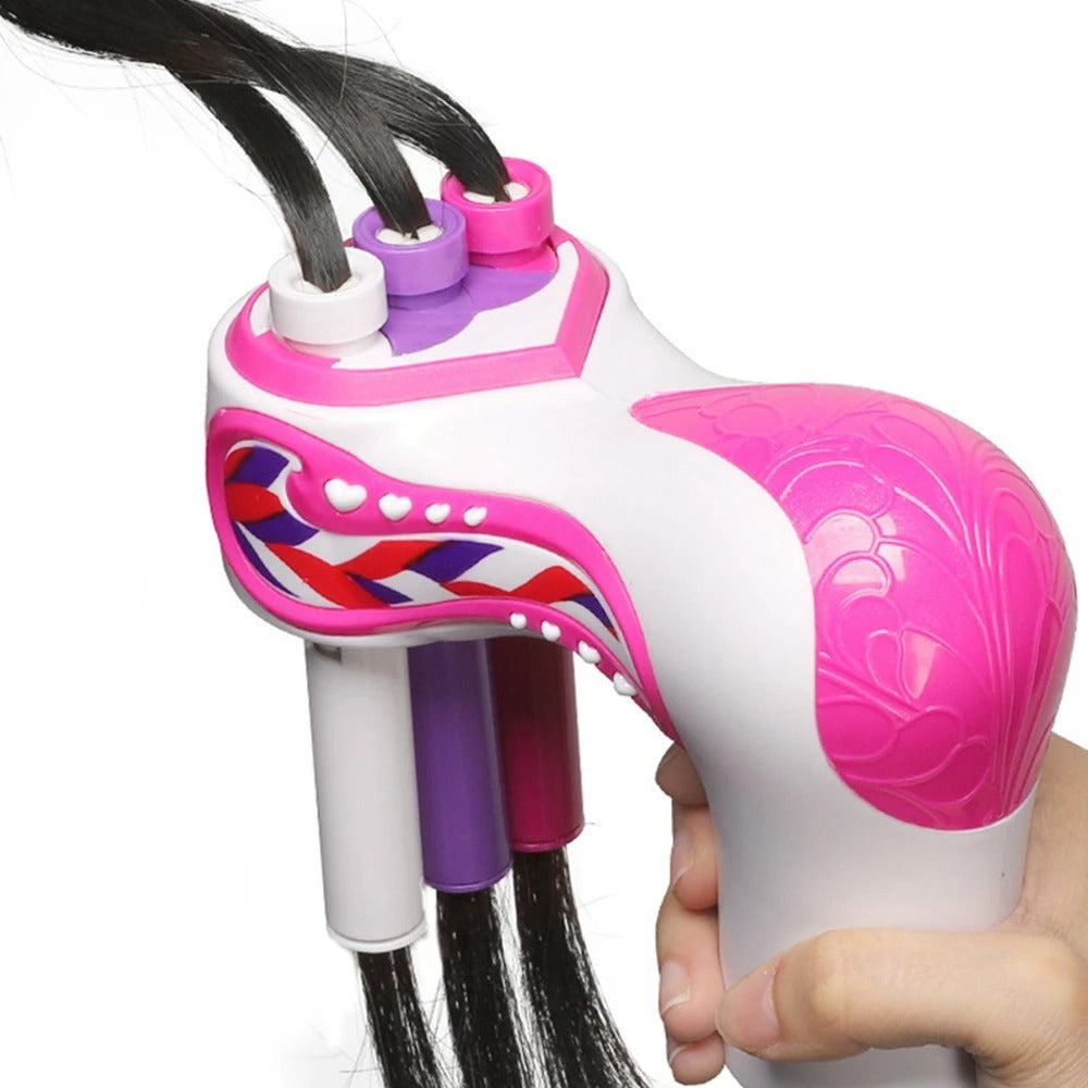 LittleStylist Hårstyling Set – Automatisk Fläta & Kreativa Håraccessoarer för Barn (6+) | Perfekt för Hemma Styling