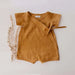 Linne Baby Romper Sommar – Andningsbar & Bekväm | Unisex Babykläder