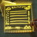 LED Skrivplatta – GlowNote Unisex, Transparent, Akryl, Inkluderar Markeringspenna