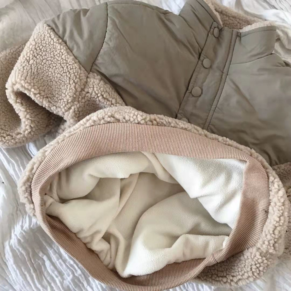 Teddytröja – Oli Unisex, grön, bomull, storlek 0–6 år