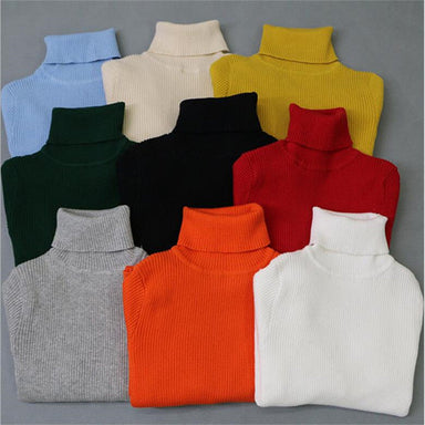 Polotröja med Ribbor – Revan Unisex, Gul/Grön/Vit/Svart/Orange, Bomull, Storlek 0–7 år