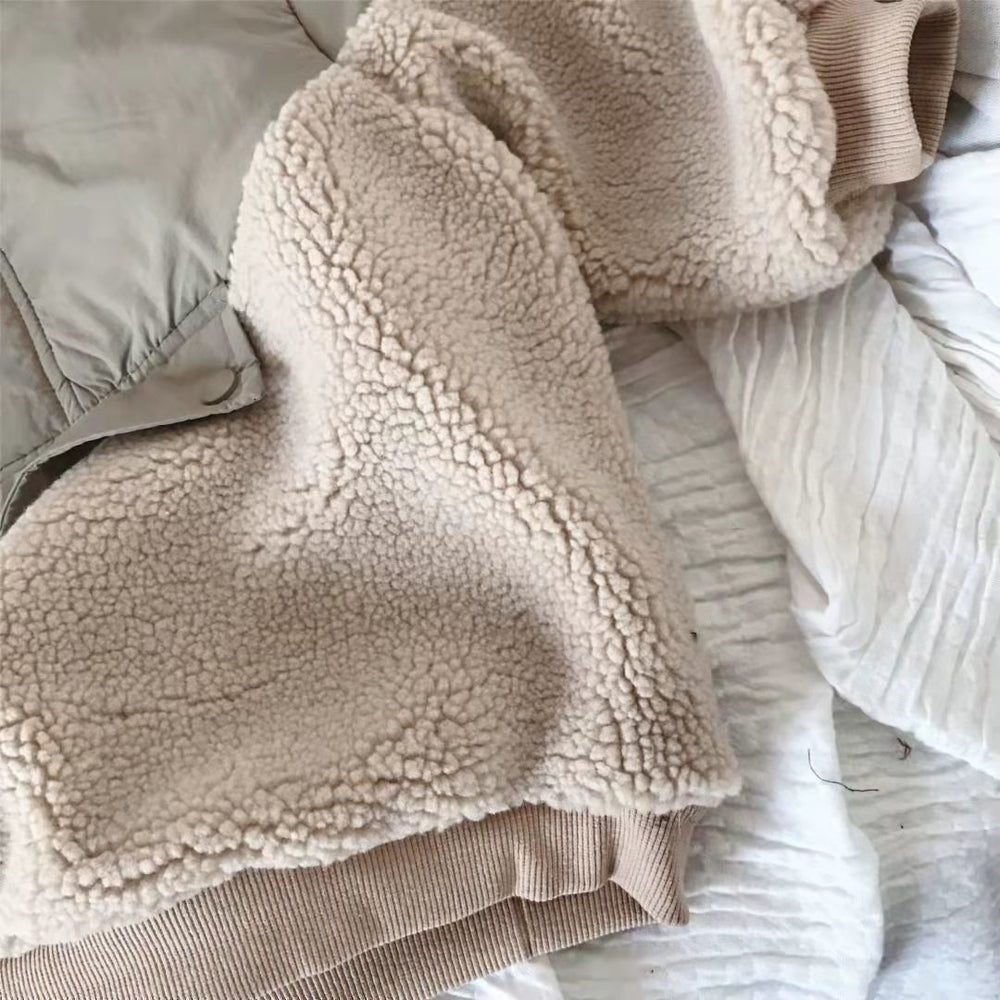 Teddytröja – Oli Unisex, grön, bomull, storlek 0–6 år