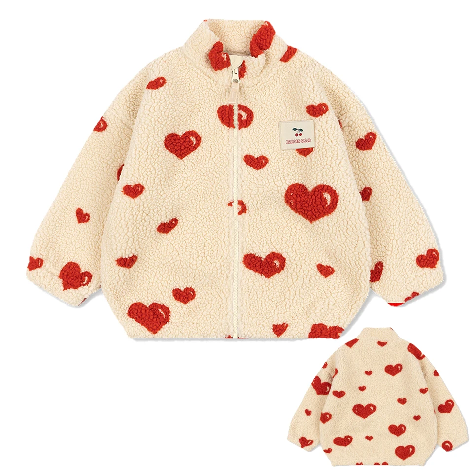 Barnkläder i teddyfleece med mönster – jacka, väst eller byxor, dragkedja | berberfleece barn