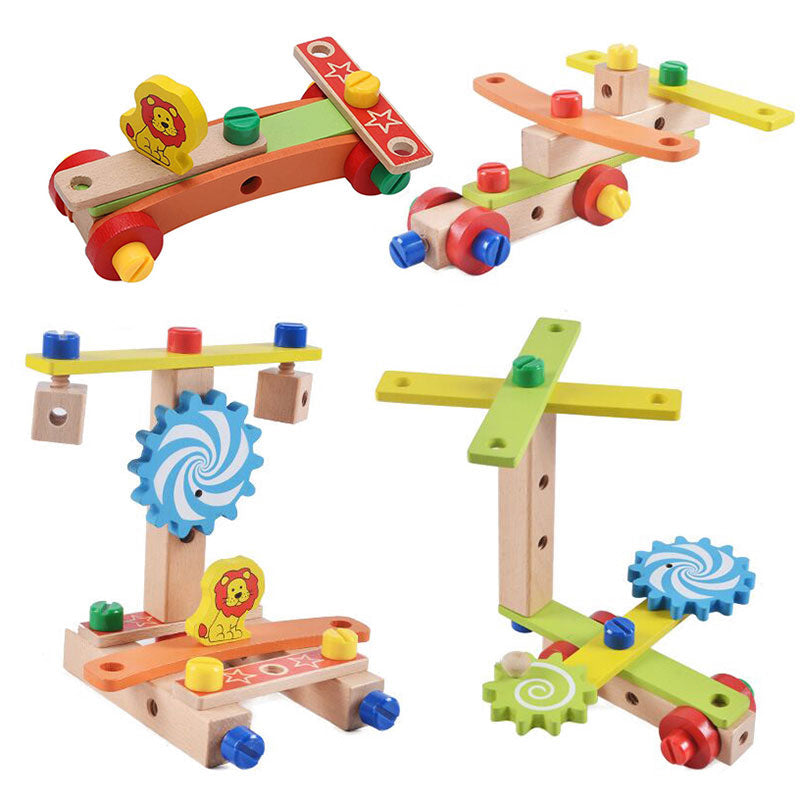 Upptäck världen av byggande med MiniMaker Arbetsstol – Montessori utbildningsleksak för små byggare