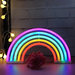 Rainbow Nattlampa Barn – Färgglatt Sänglampa för Lugna Nätter & Magisk Stämning