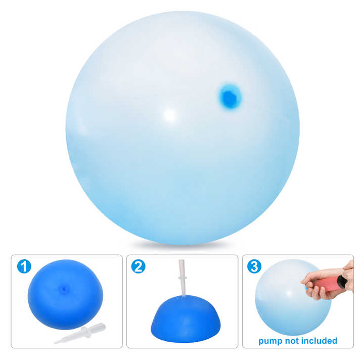 Gigantisk Uppblåsbar Lekboll för Barn – 120 cm | Utomhusleksak för Aktiv Lek & Motorik