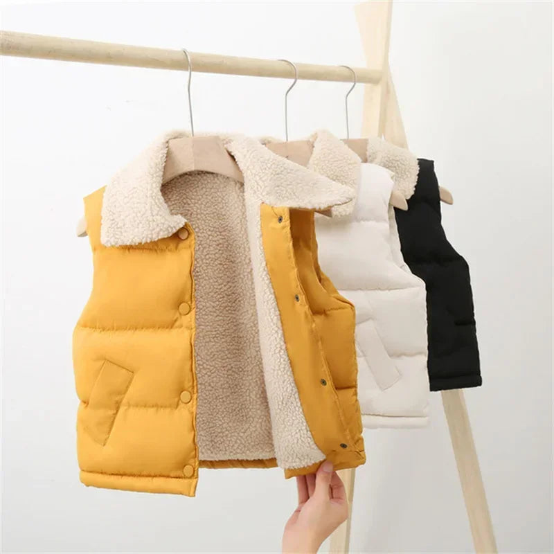 Väst - Preto Unisex, Gul/Vit/Grön/Svart, Bomull, Storlek 1–8 år